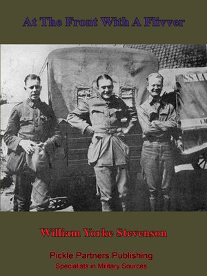 cover image of At the Front in a Flivver